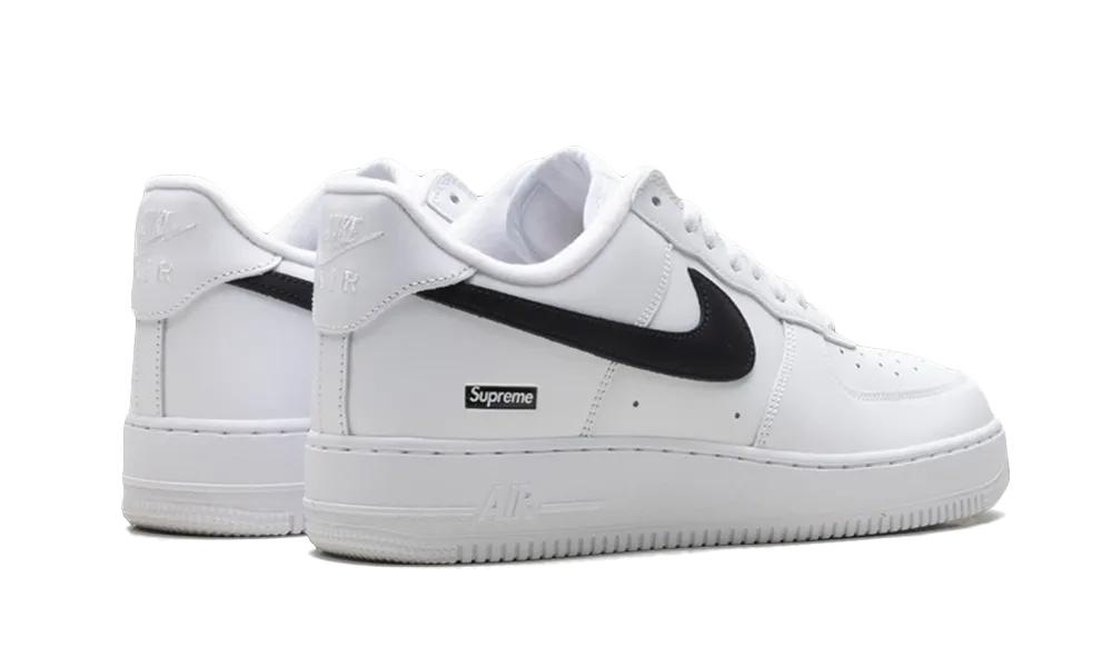 Nike Air Force 1 Low Supreme White Black - Sneak