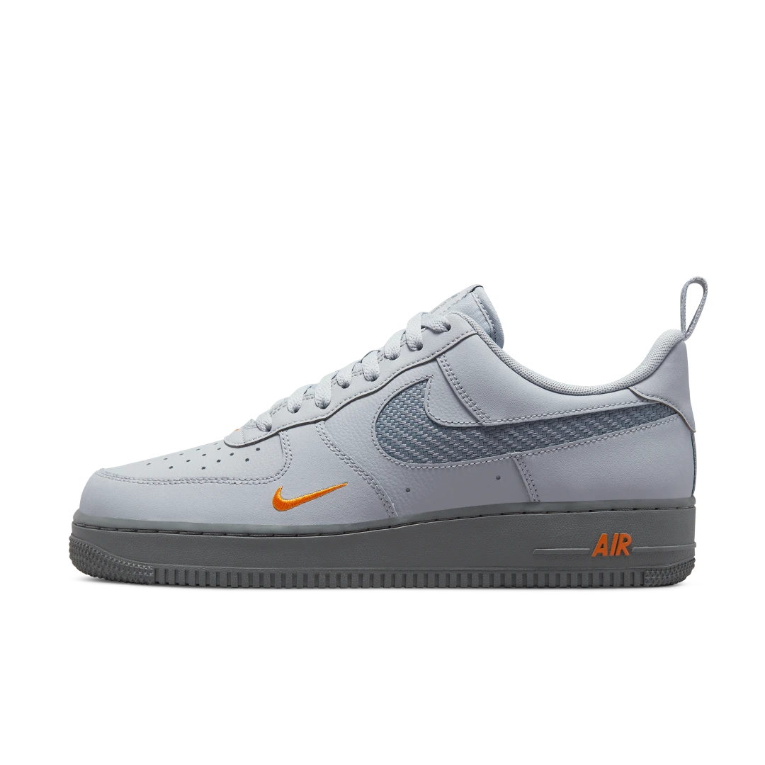 Nike Air Force 1 07 Wolf Grey Kumquat, Wolf Grey/Cool Grey/Kumquat/White (DR0155-001)