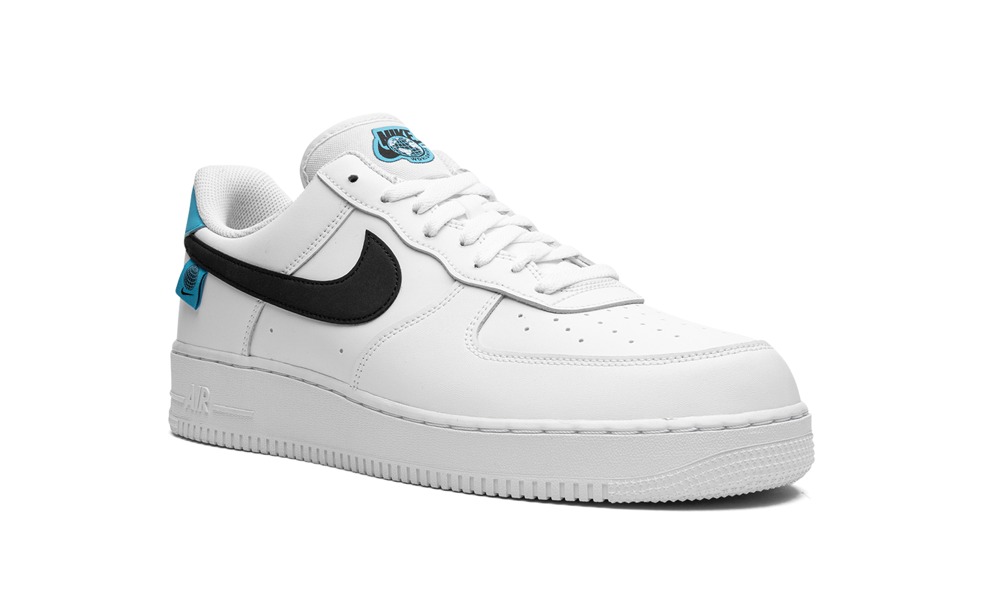 Nike Air Force 1 Low Worldwide White Blue Fury Black