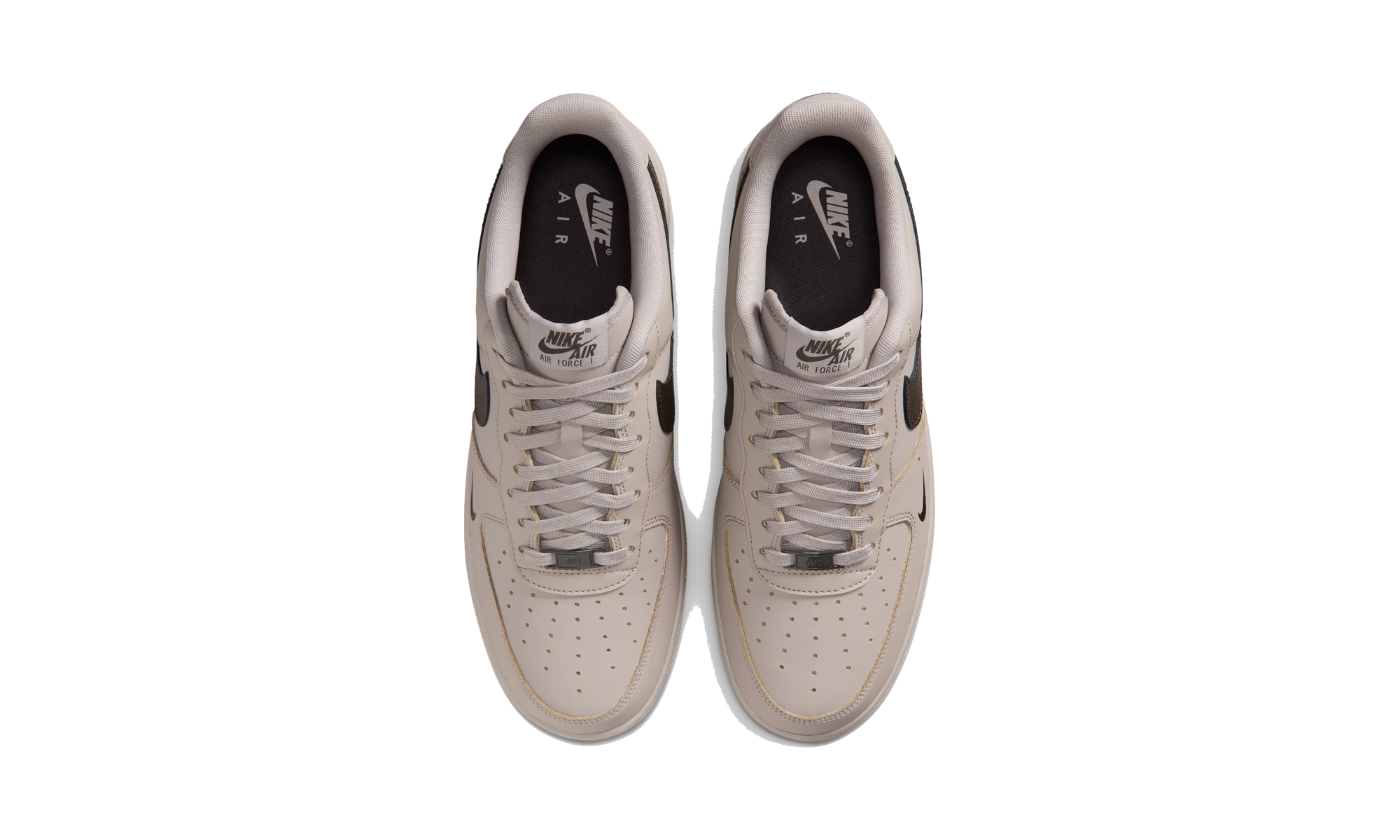 Nike Air Force 1 Low '07 Carbon Fiber Swoosh College Grey Newsprint