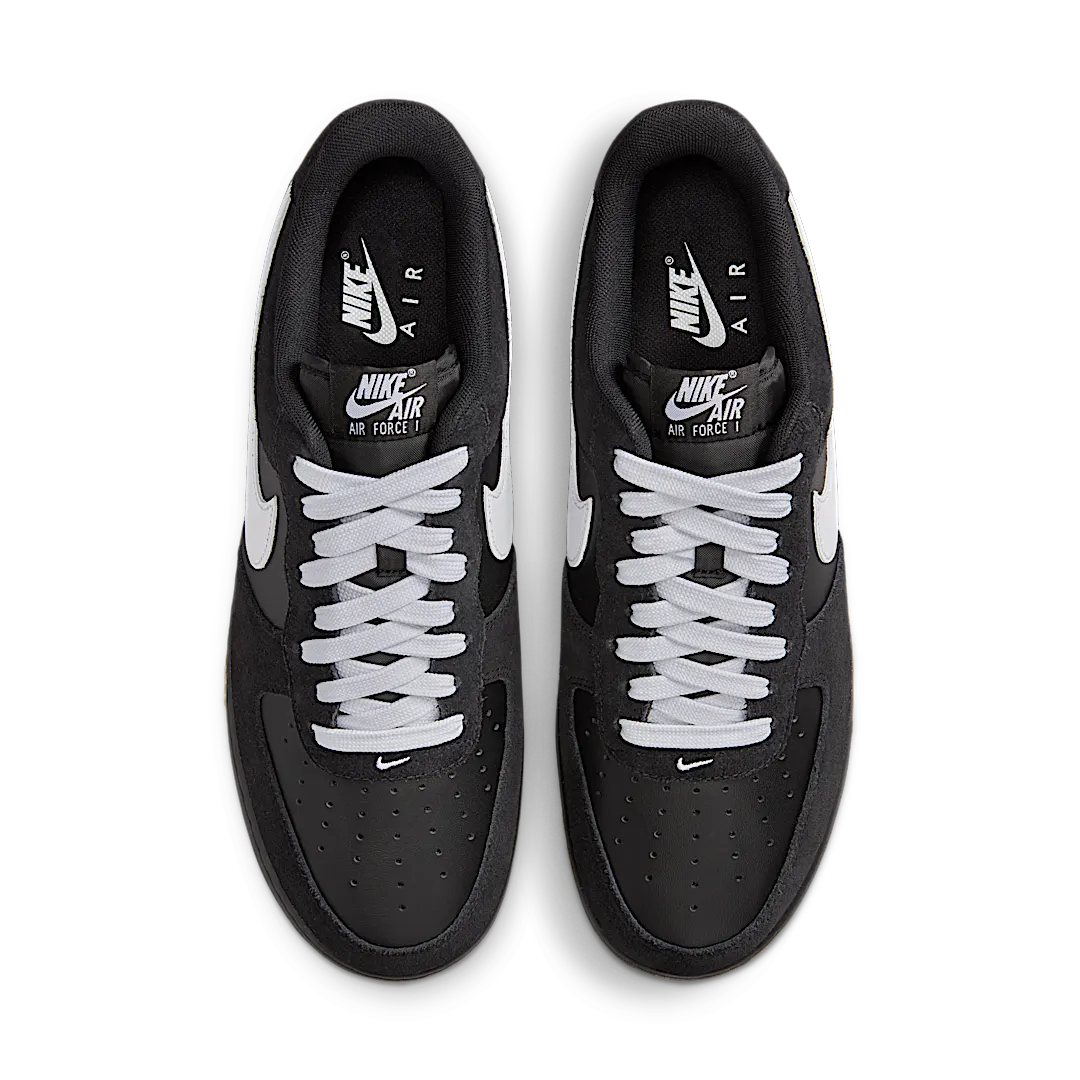 Nike Air Force 1 Low '07 LV8 Black Gum Light Brown White, Black/Gum Light Brown/White (IB6388-001)