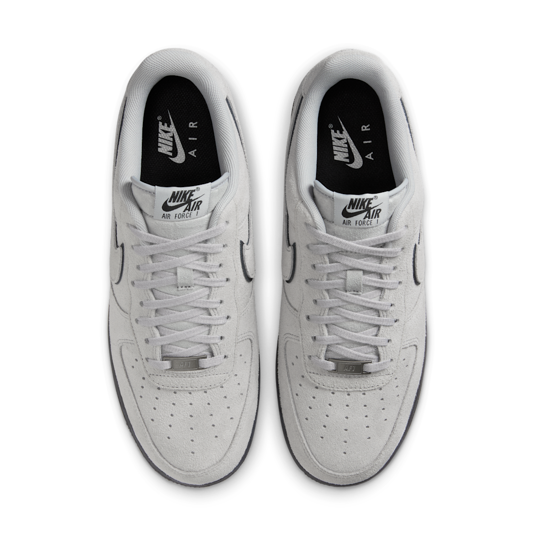 Nike Air Force 1 Low '07 LV8 Light Smoke Grey Suede Black, Light Smoke Grey/Black (HQ1966-001)