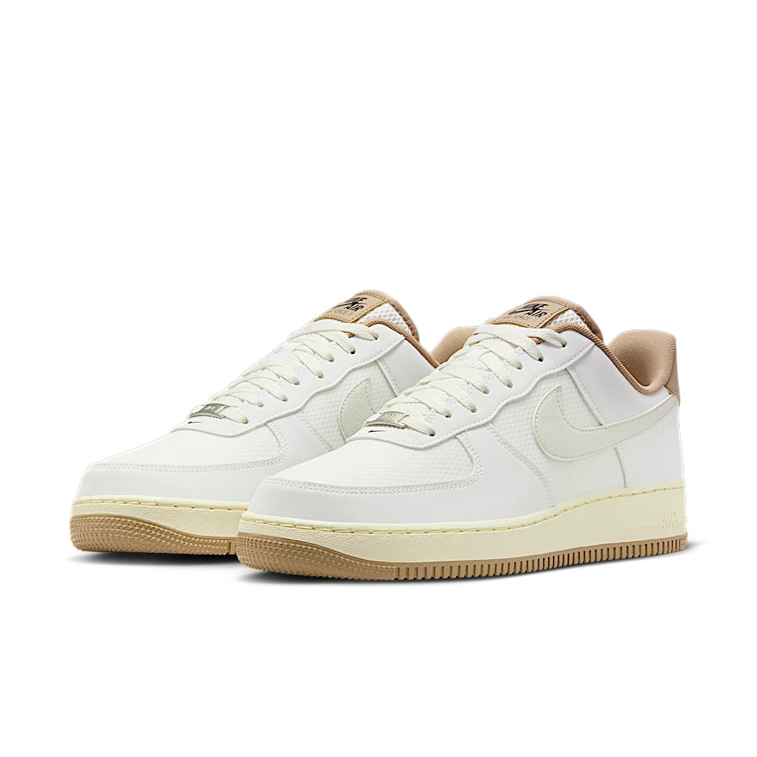 Nike Air Force 1 Low '07 LV8 Summit White Khaki, Summit White/Khaki/Coconut Milk/Summit White (FZ5225-100)