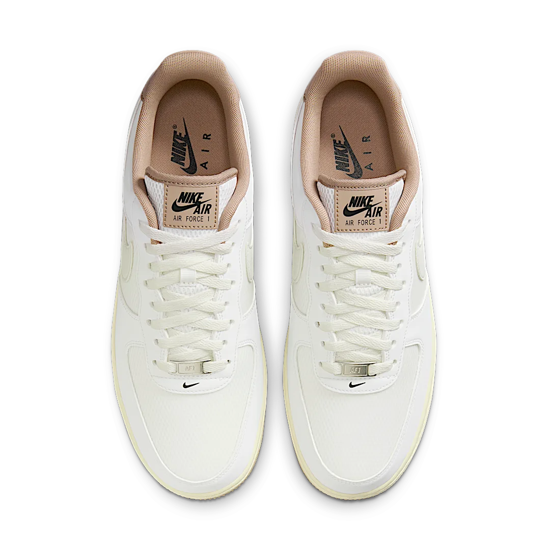 Nike Air Force 1 Low '07 LV8 Summit White Khaki, Summit White/Khaki/Coconut Milk/Summit White (FZ5225-100)