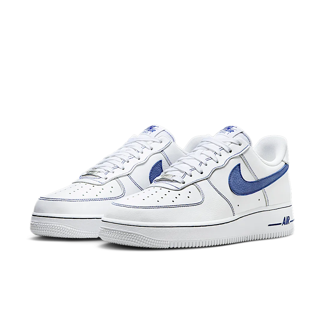 Nike Air Force 1 Low '07 LV8 White Deep Royal Blue, White/Deep Royal Blue (HQ2037-100)