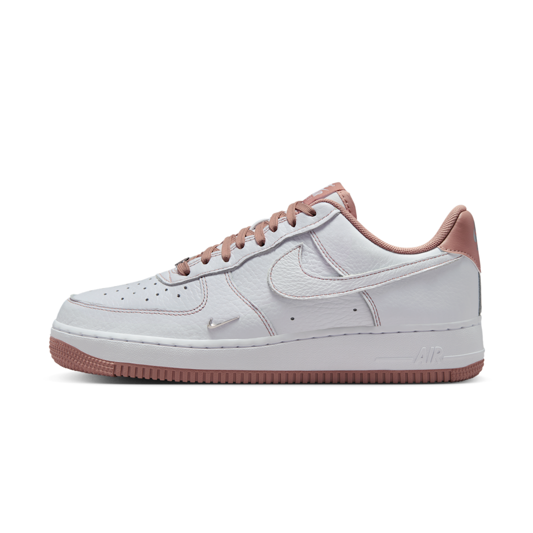 Nike Air Force 1 Low '07 Mini Jewel White Particle Pink, White/Metallic Silver/Particle Pink (IB6543-100)