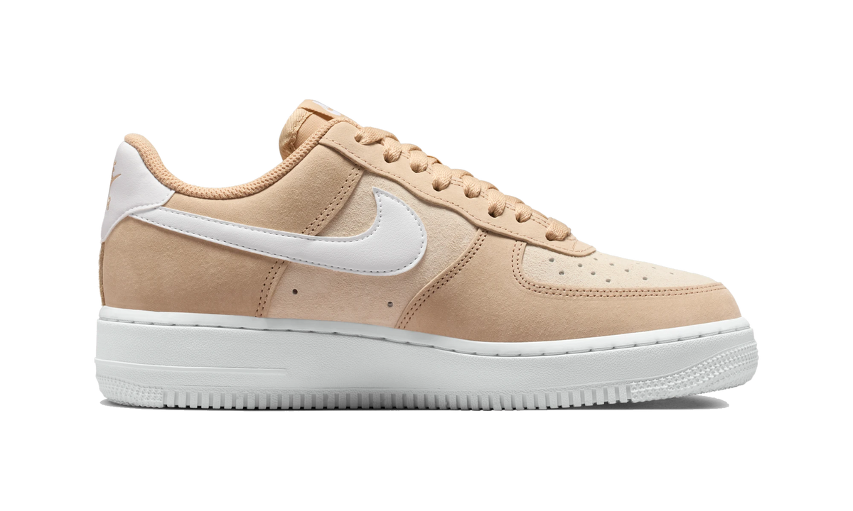 Nike Air Force 1 Low '07 SE Linen Sand Drift Metallic Gold Mini Swoosh