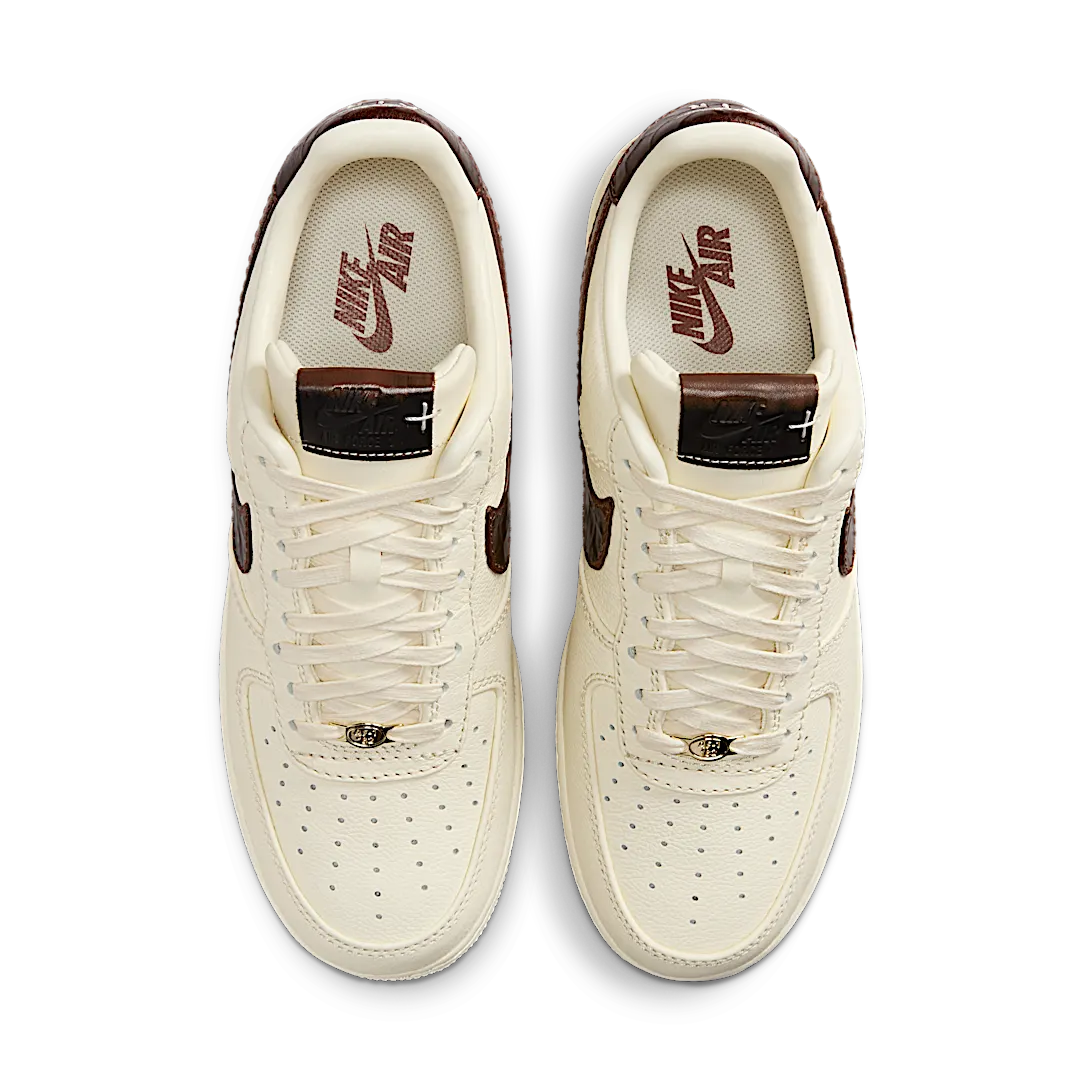 Nike Air Force 1 Low '07 Soft Pearl Brown Croc, Soft Pearl/Ghost-White (IH7332-001)
