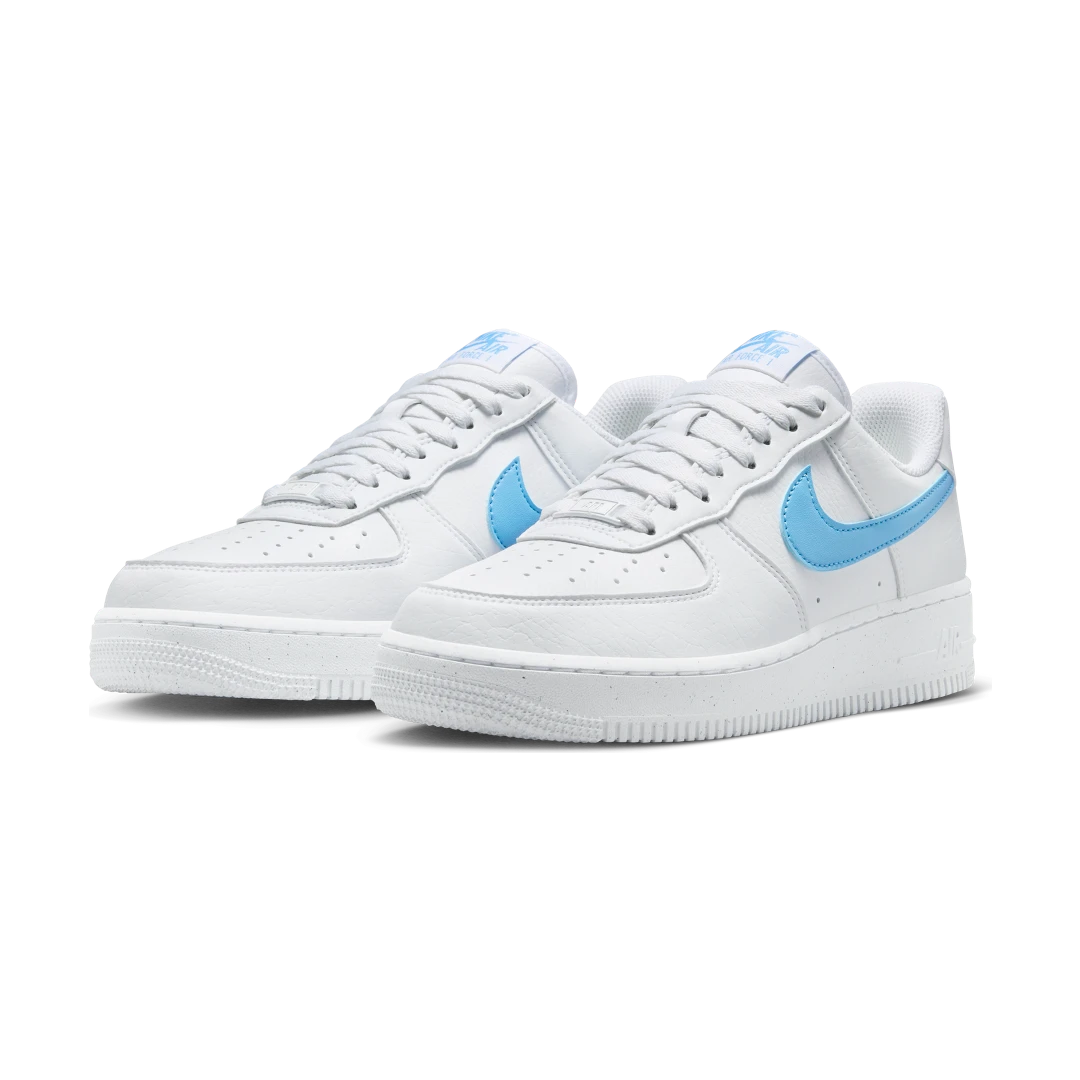 Nike Air Force 1 Low '07 White University Blue, White/White/Volt/University Blue (DV3808-103)