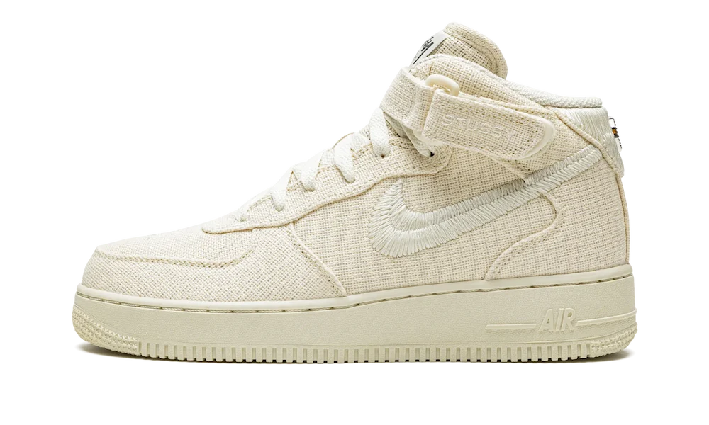 Nike Air Force 1 Mid Stussy Fossil, Fossil/Sail (DJ7841-200)