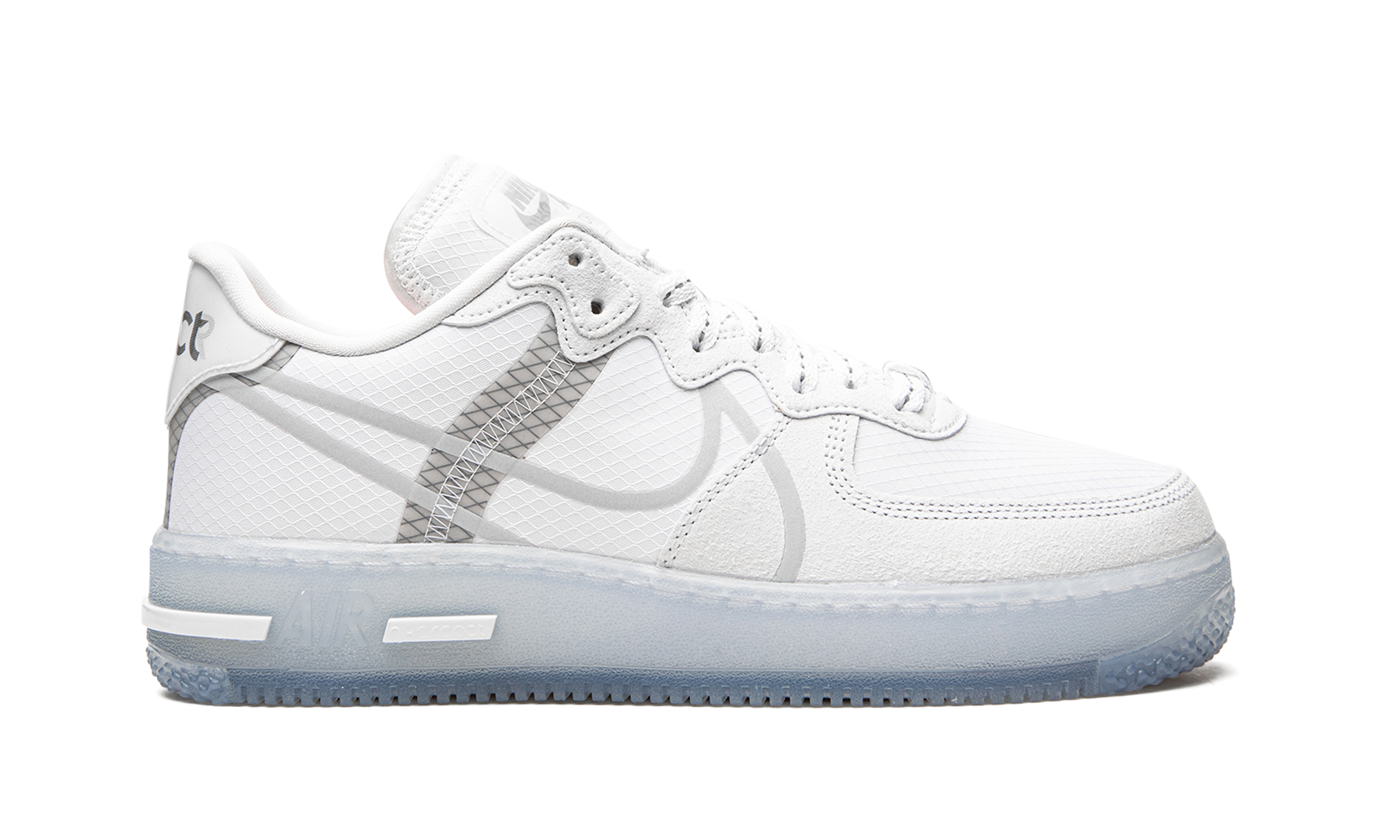 Nike Air Force 1 React White Light Bone