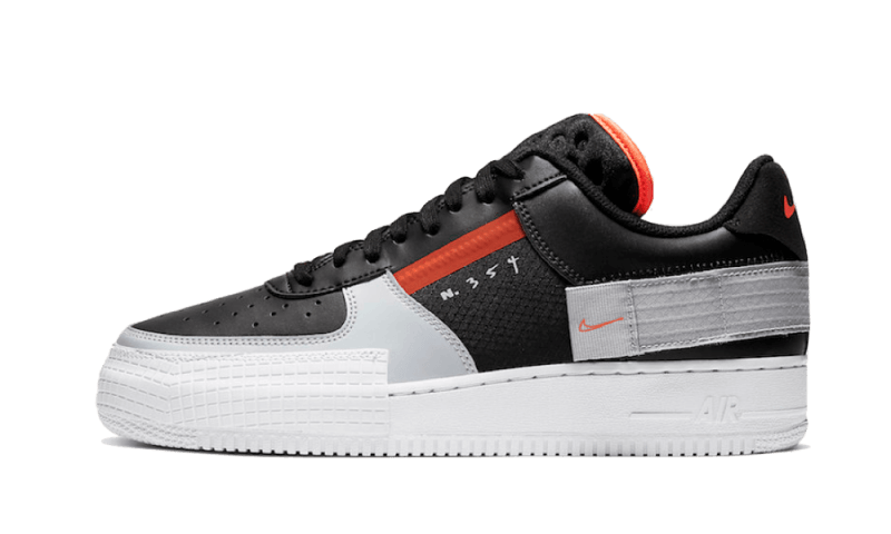 Nike Air Force 1 Type Black Hyper Crimson