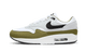 Nike Air Max 1 White Black Medium Olive