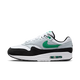 Nike Air Max 1 White Black Stadium Green