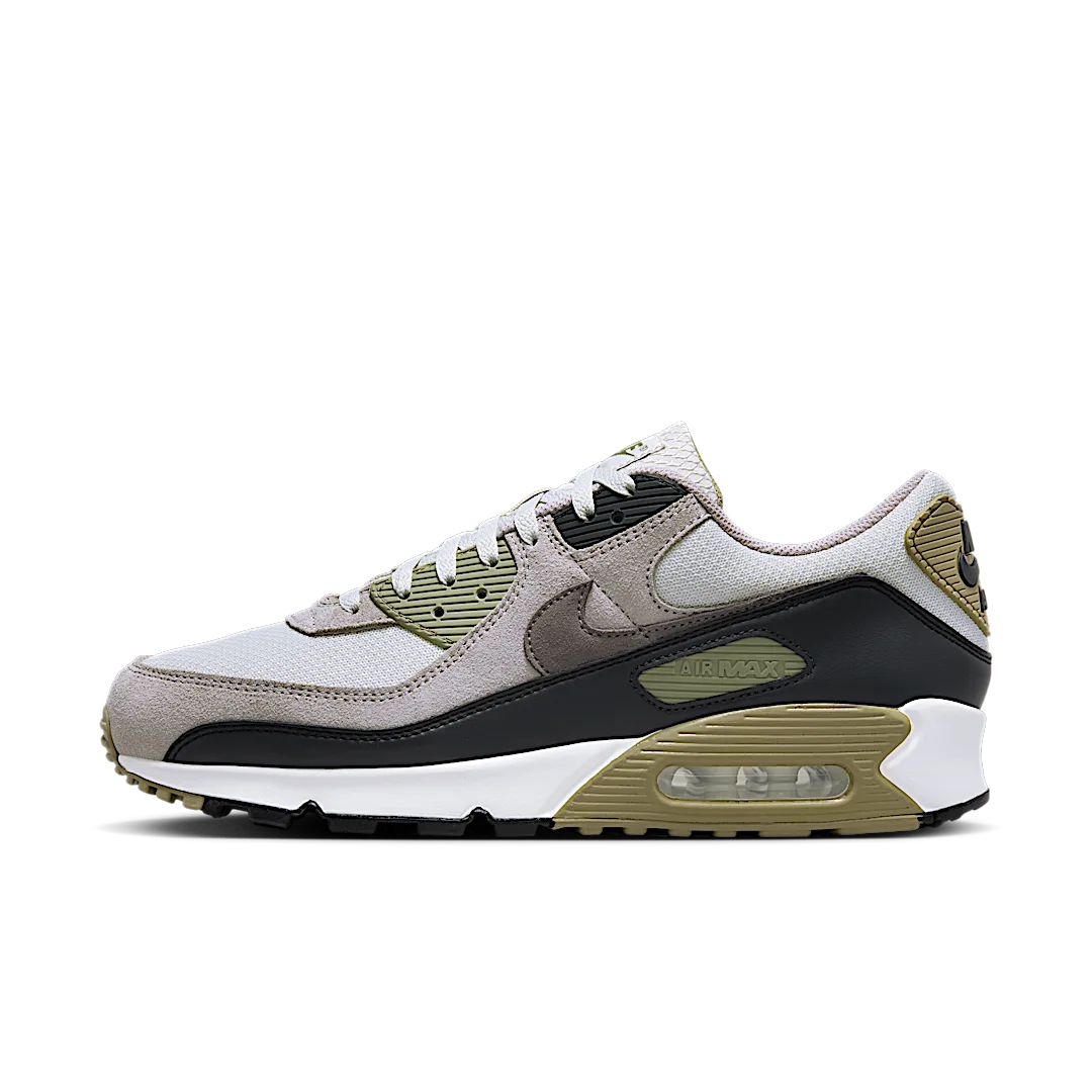Nike Air Max 90 Light Bone Neutral Olive, Light Bone/Neutral Olive/College Grey/Cave Stone (DM0029-011)