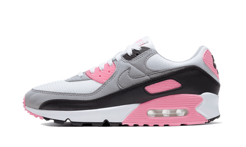 Nike Air Max 90 Recraft Rose, White/Particle Grey/Light Smoke Grey/Rose Pink (CD0490-102)