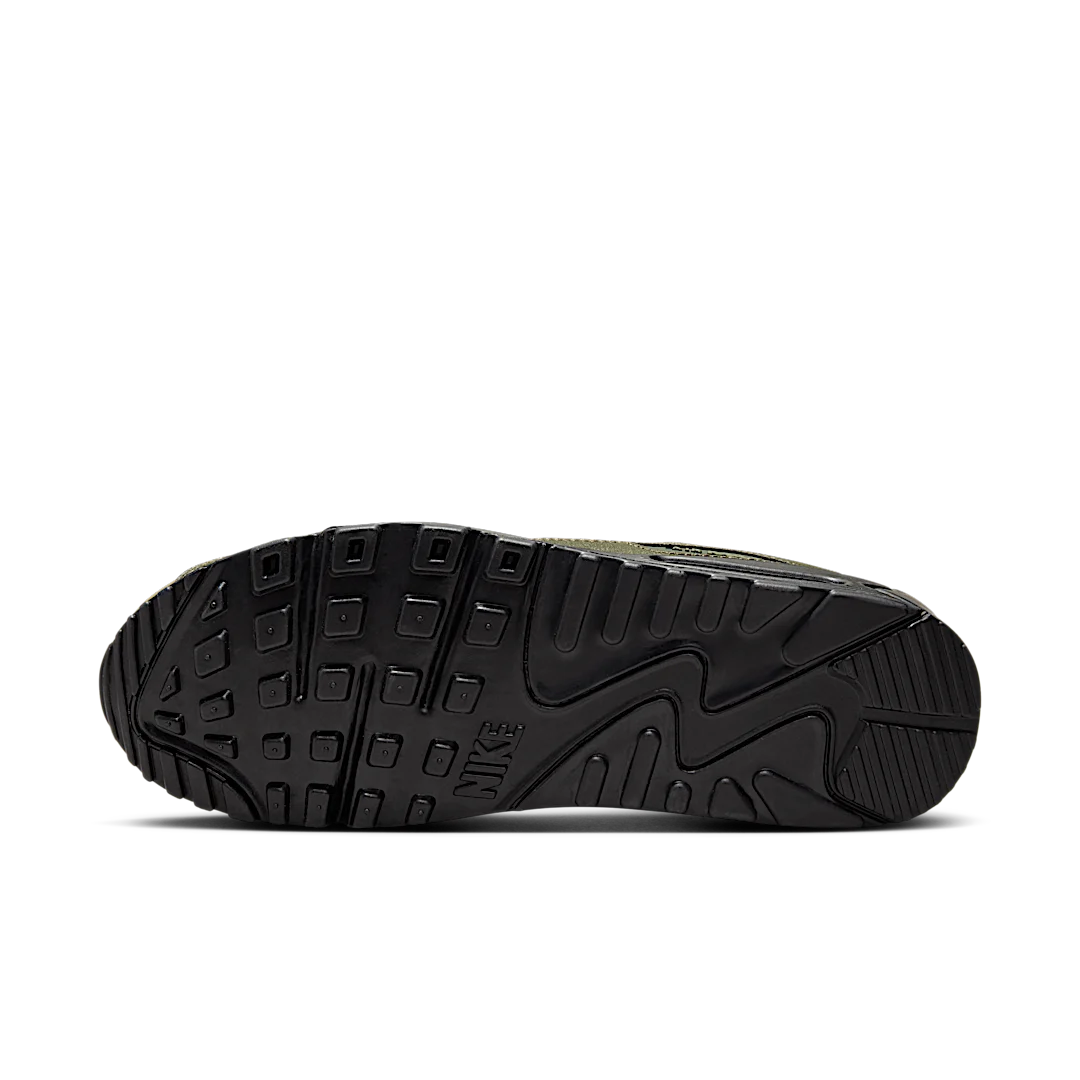 Nike Air Max 90 Reflective Swoosh Medium Olive, Medium Olive/Black/Cargo Khaki (HQ3828-200)