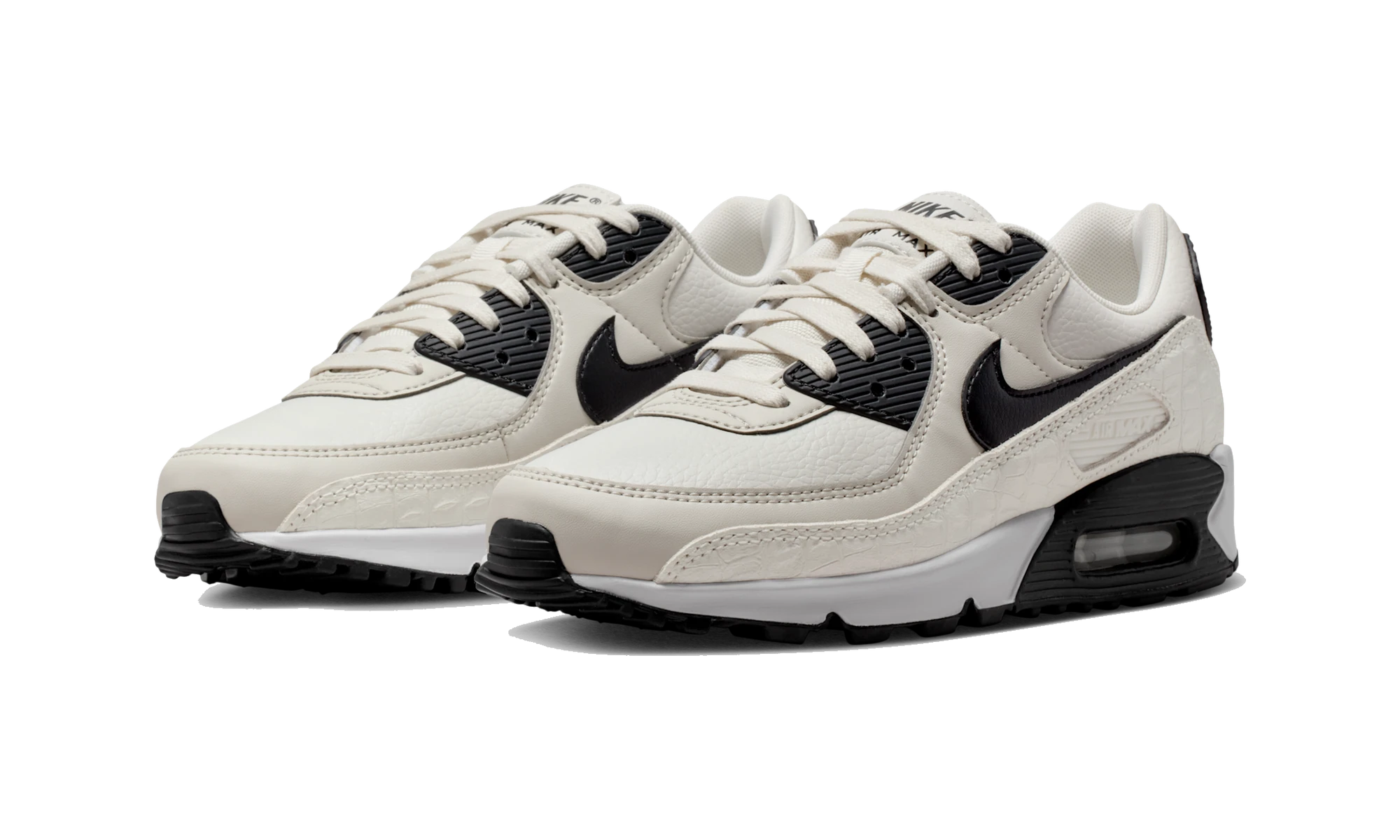 Nike Air Max 90 Sail Croc Print Phantom Black