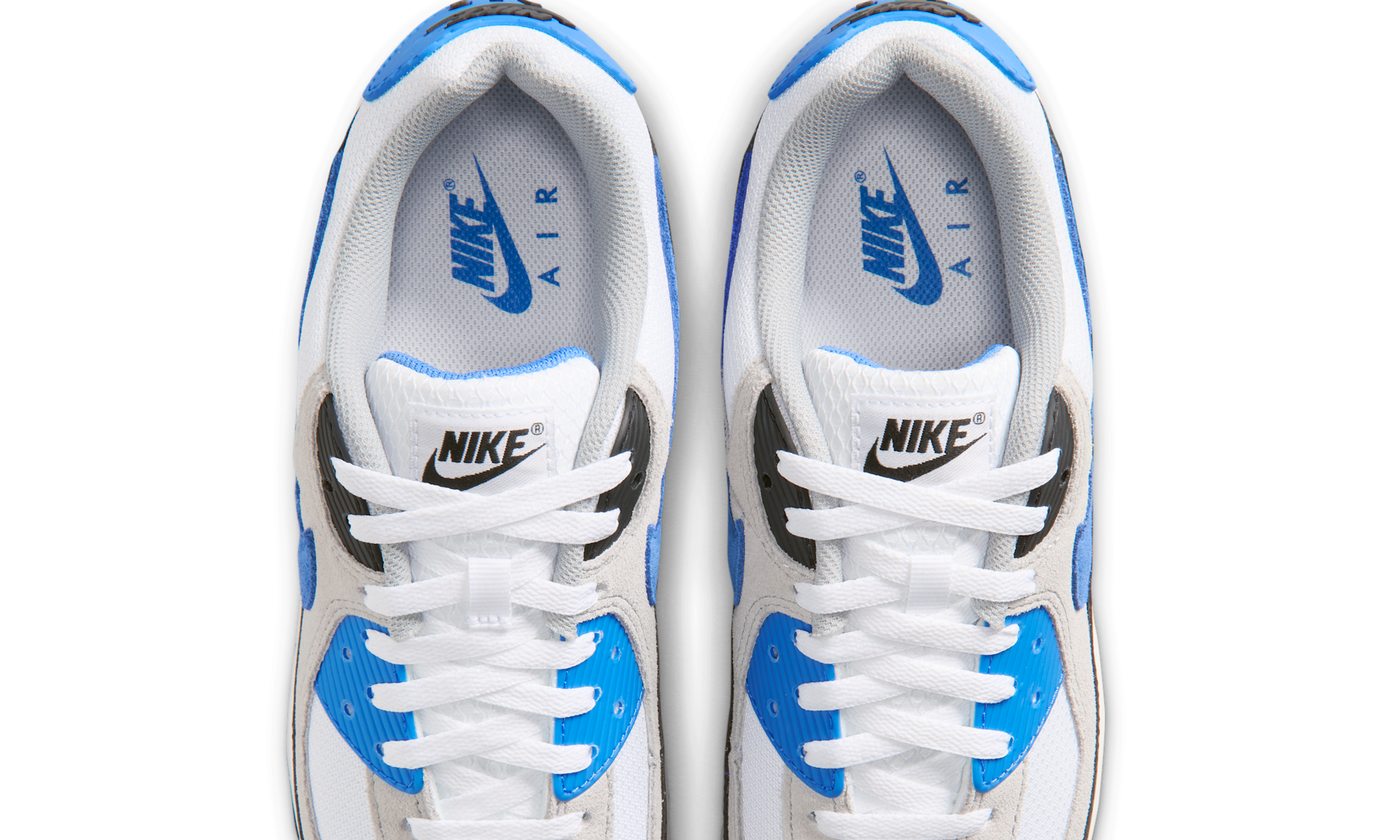 Nike Air Max 90 White Blue Crystal
