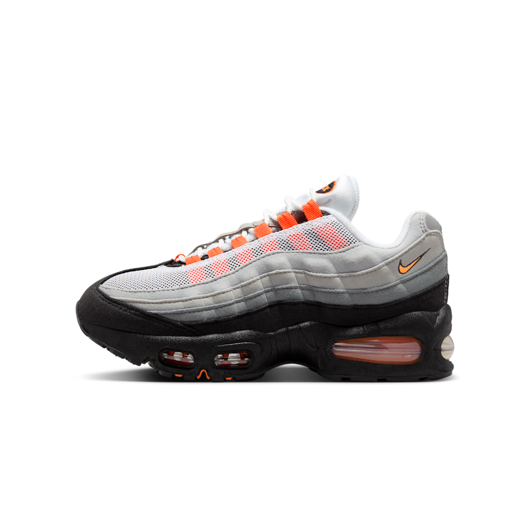 Nike Air Max 95 Big Bubble Black Cool Grey White Bright Mandarin