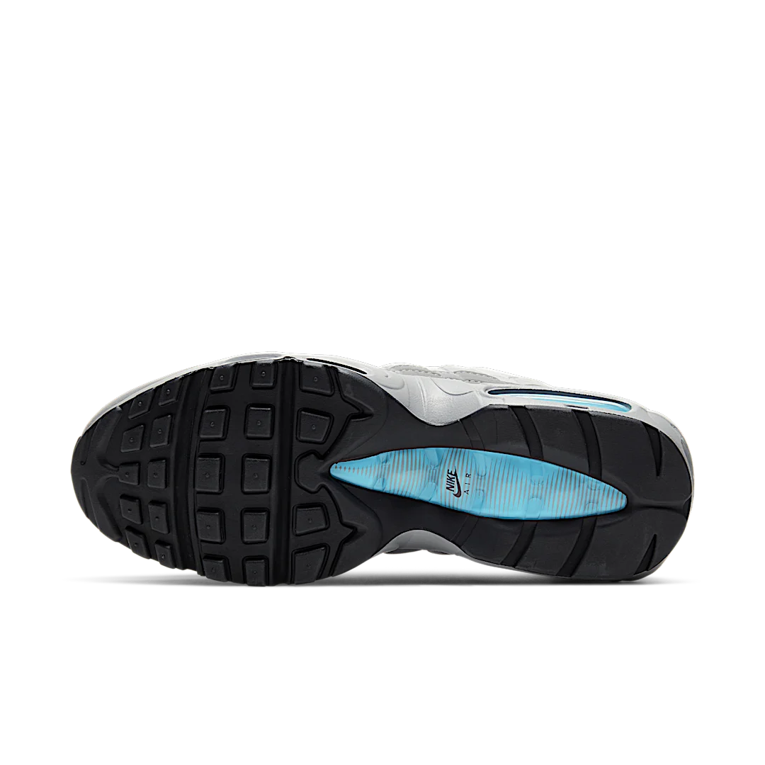 Nike Air Max 95 Retro Logo Grey Aqua, Grey/Aqua-Black (CV1635-001)