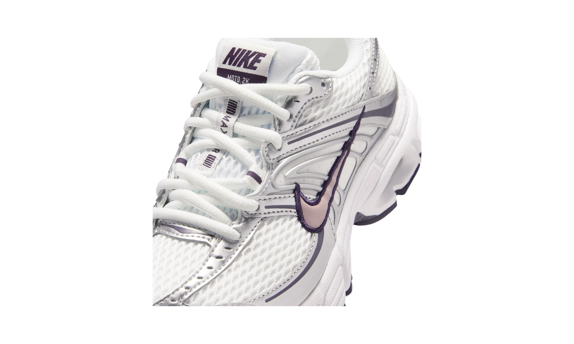 Nike Air Max Moto 2K White Purple Dynasty Metallic Silver