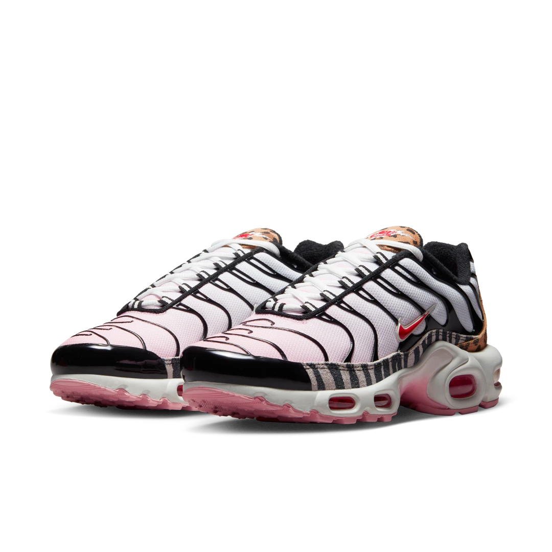 Nike Air Max Plus Animal Instinct, Medium Soft Pink/Black/Summit White/University Red (DZ4842-600)