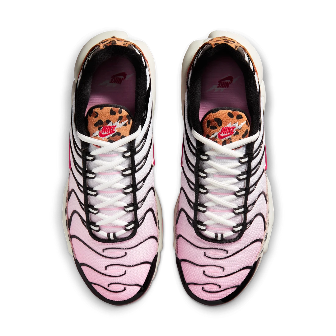 Nike Air Max Plus Animal Instinct, Medium Soft Pink/Black/Summit White/University Red (DZ4842-600)