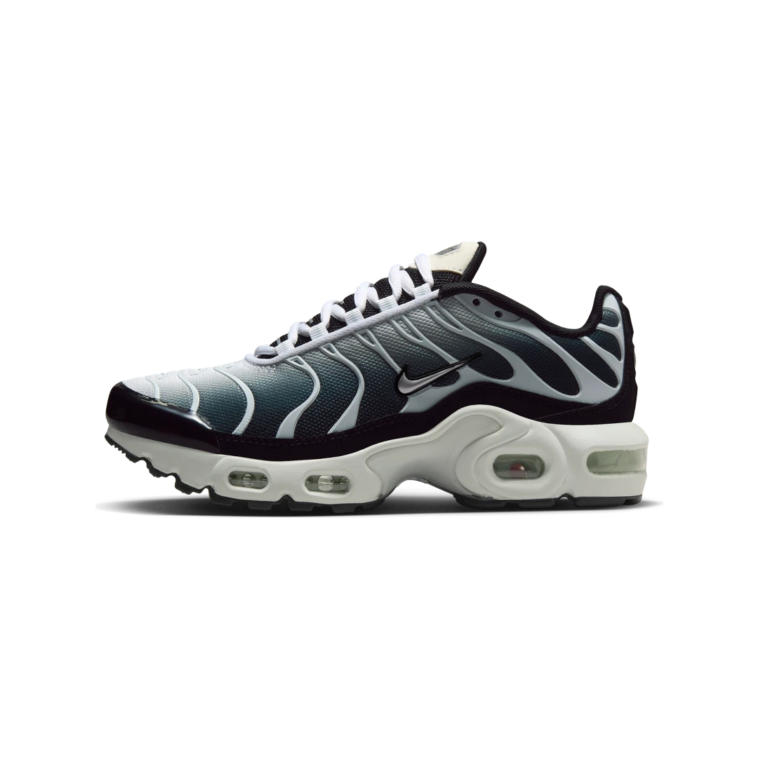 Nike Air Max Plus Black White Sail Metallic Cool Grey, Black/White/Sail/Metallic Cool Grey (CD0609-026)