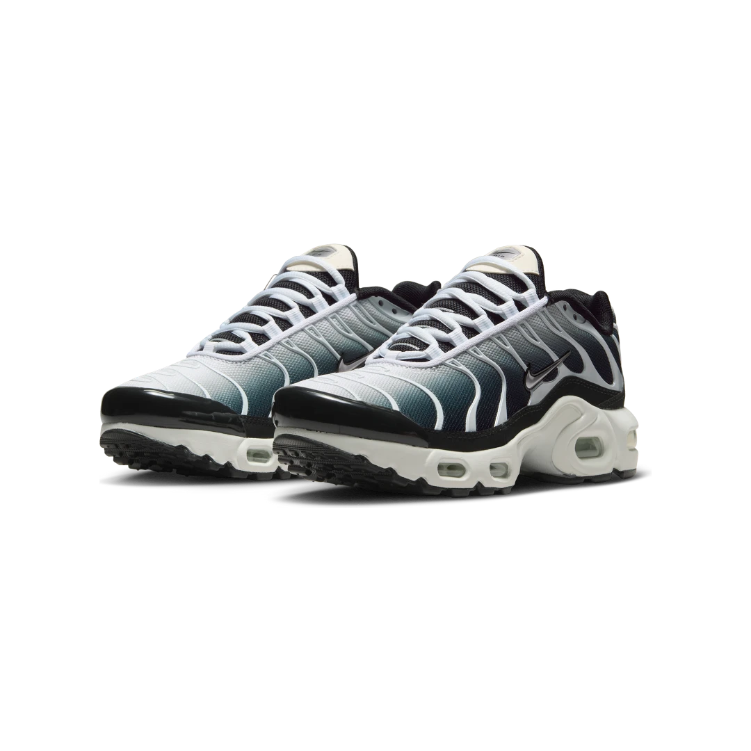Nike Air Max Plus Black White Sail Metallic Cool Grey, Black/White/Sail/Metallic Cool Grey (CD0609-026)