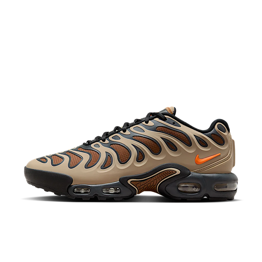 Nike Air Max Plus Drift Khaki Sanddrift, Khaki/Dark Smoke Grey/Sanddrift/Hyper Crimson (FZ3041-200)