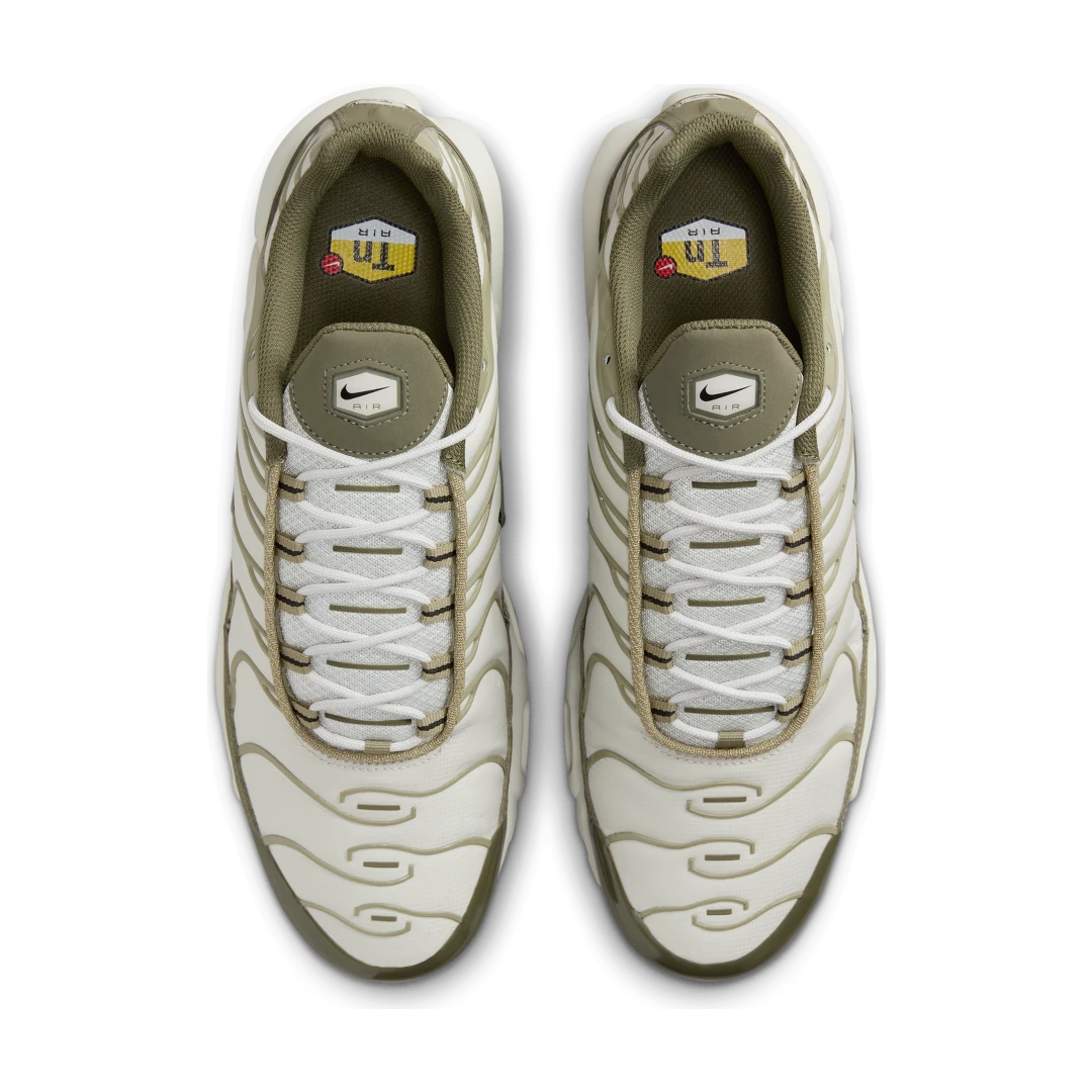 Nike Air Max Plus Light Bone Neutral Olive, Light Bone/Neutral Olive/Neutral Olive/Medium Olive (FB9722-002)
