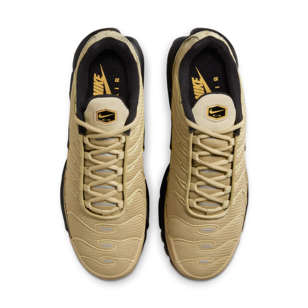 Nike Air Max Plus OG Gold Bullet, Gold/Yellow/Black-Gum (DZ4501-700)