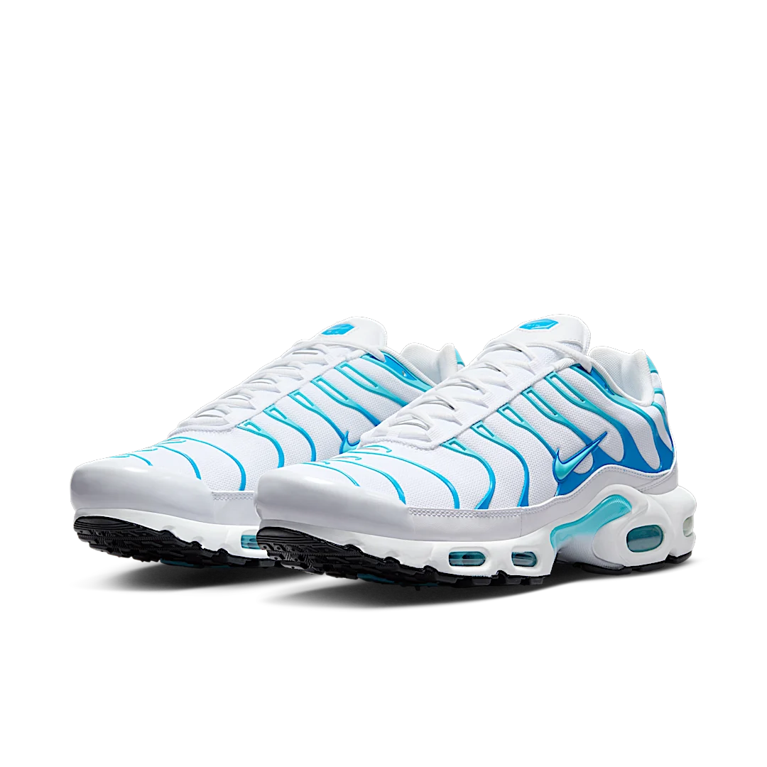 Nike Air Max Plus White Polarised Blue, White/Reflect Silver/Black/Polarised Blue (604133-135)
