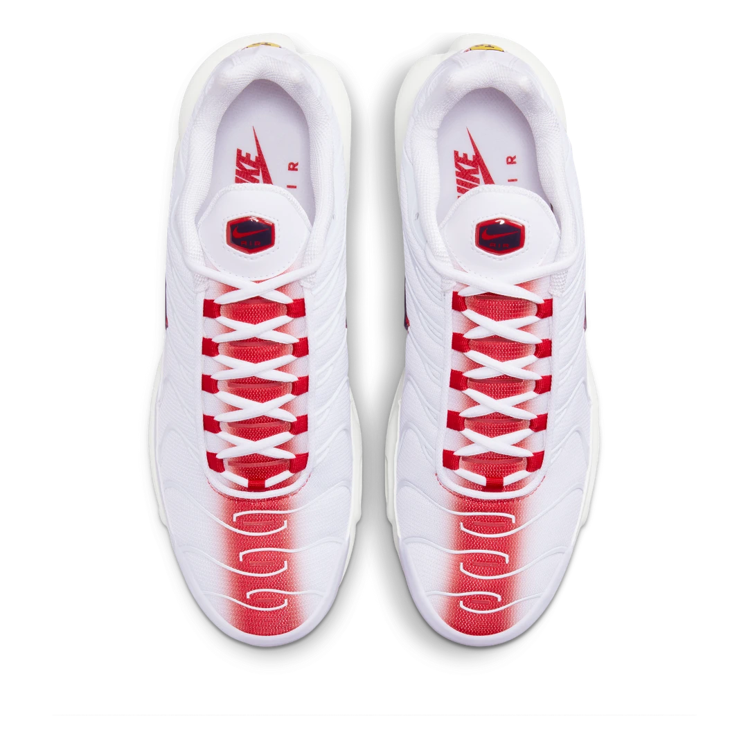 Nike Air Max Plus White University Red, White/Midnight Navy/University Red (FN3410-100)