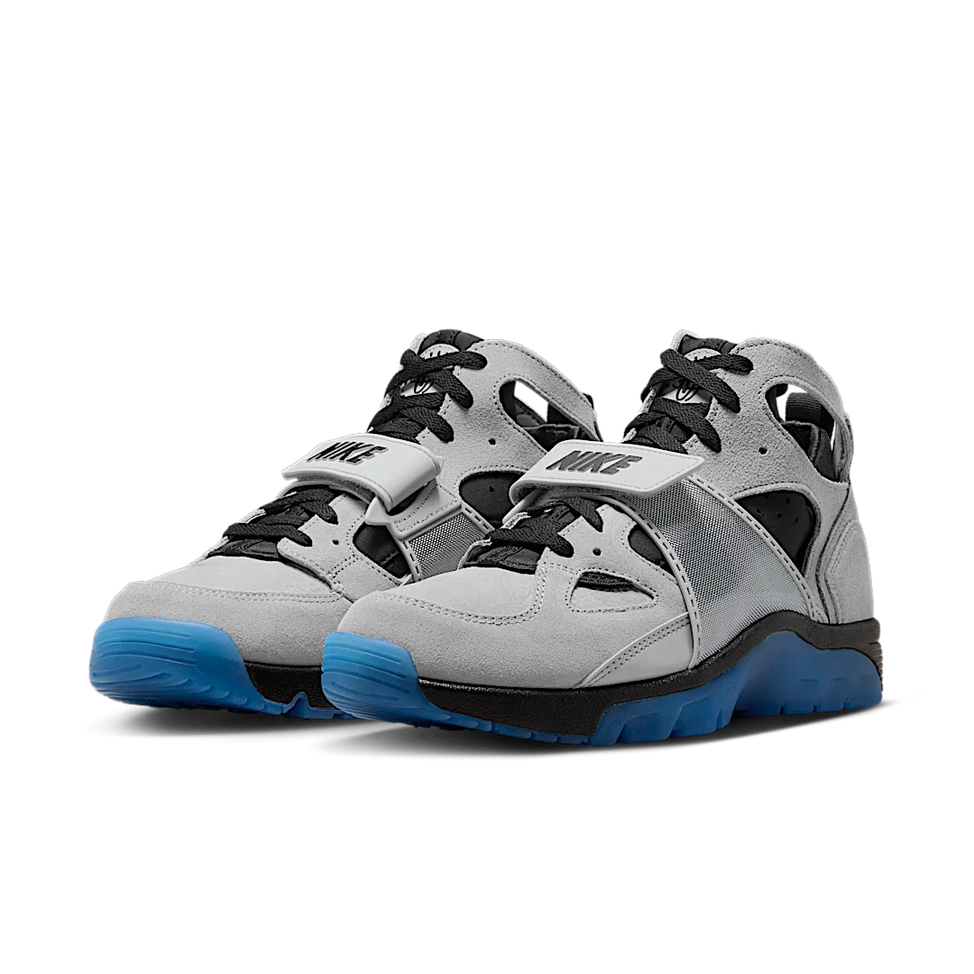 Nike Air Trainer Huarache Wolf Grey Star Blue, Wolf Grey/Star Blue/Black/Metallic Silver (IH4469-012)