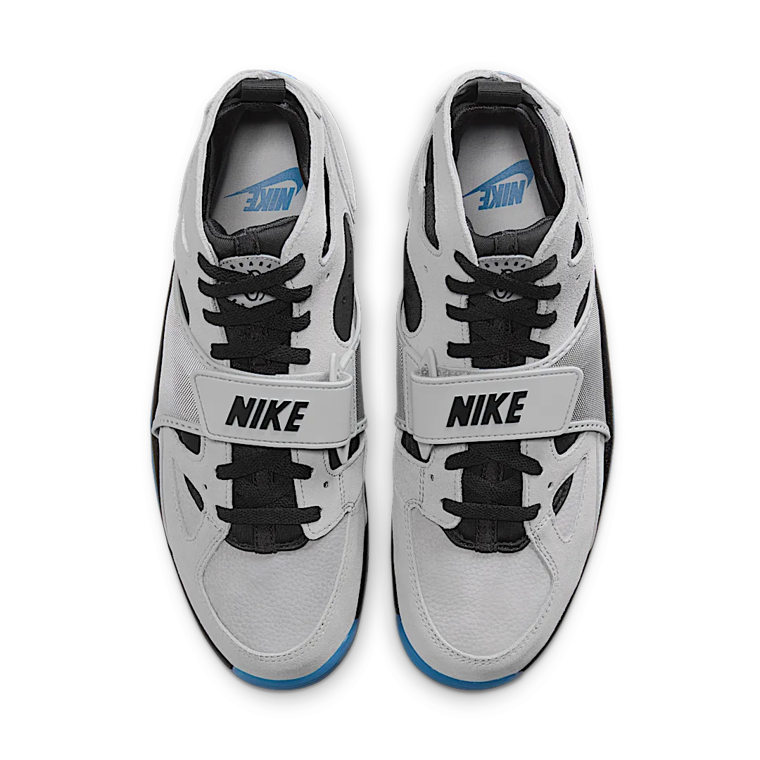 Nike Air Trainer Huarache Wolf Grey Star Blue, Wolf Grey/Star Blue/Black/Metallic Silver (IH4469-012)