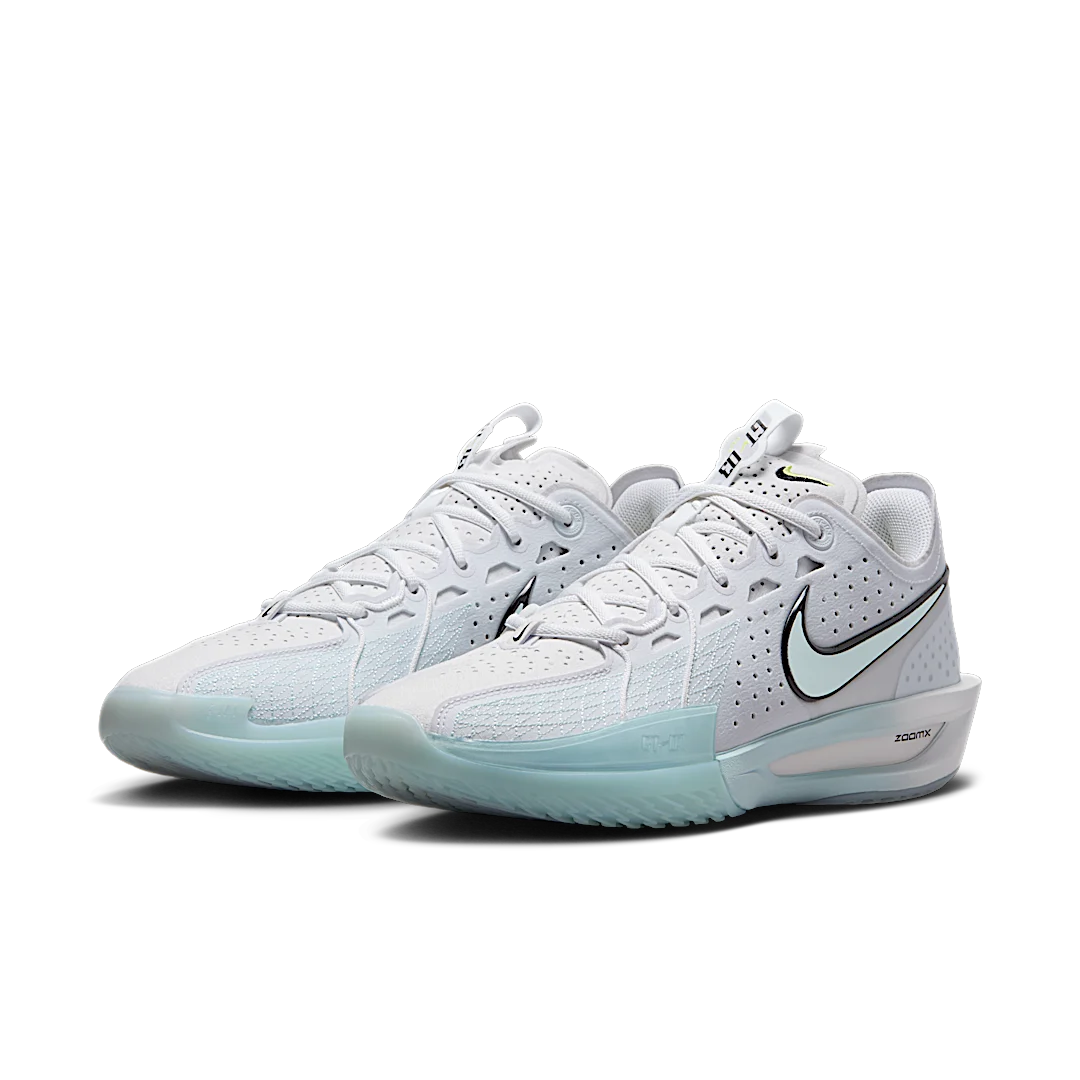 Nike Air Zoom GT Cut 3 Shattered, White/Glacier Blue/Metallic Silver/Light Lemon Twist/Black (DV2913-104)