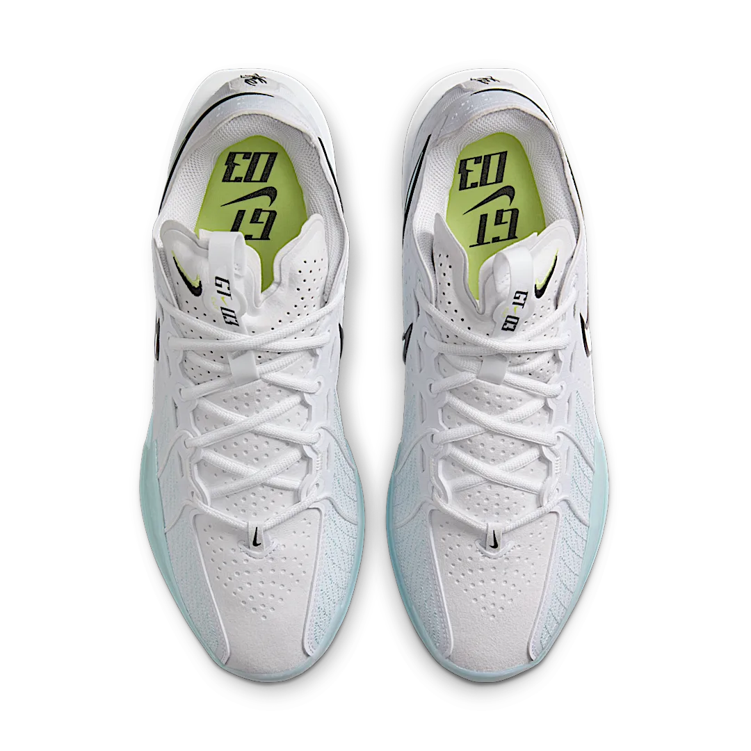 Nike Air Zoom GT Cut 3 Shattered, White/Glacier Blue/Metallic Silver/Light Lemon Twist/Black (DV2913-104)