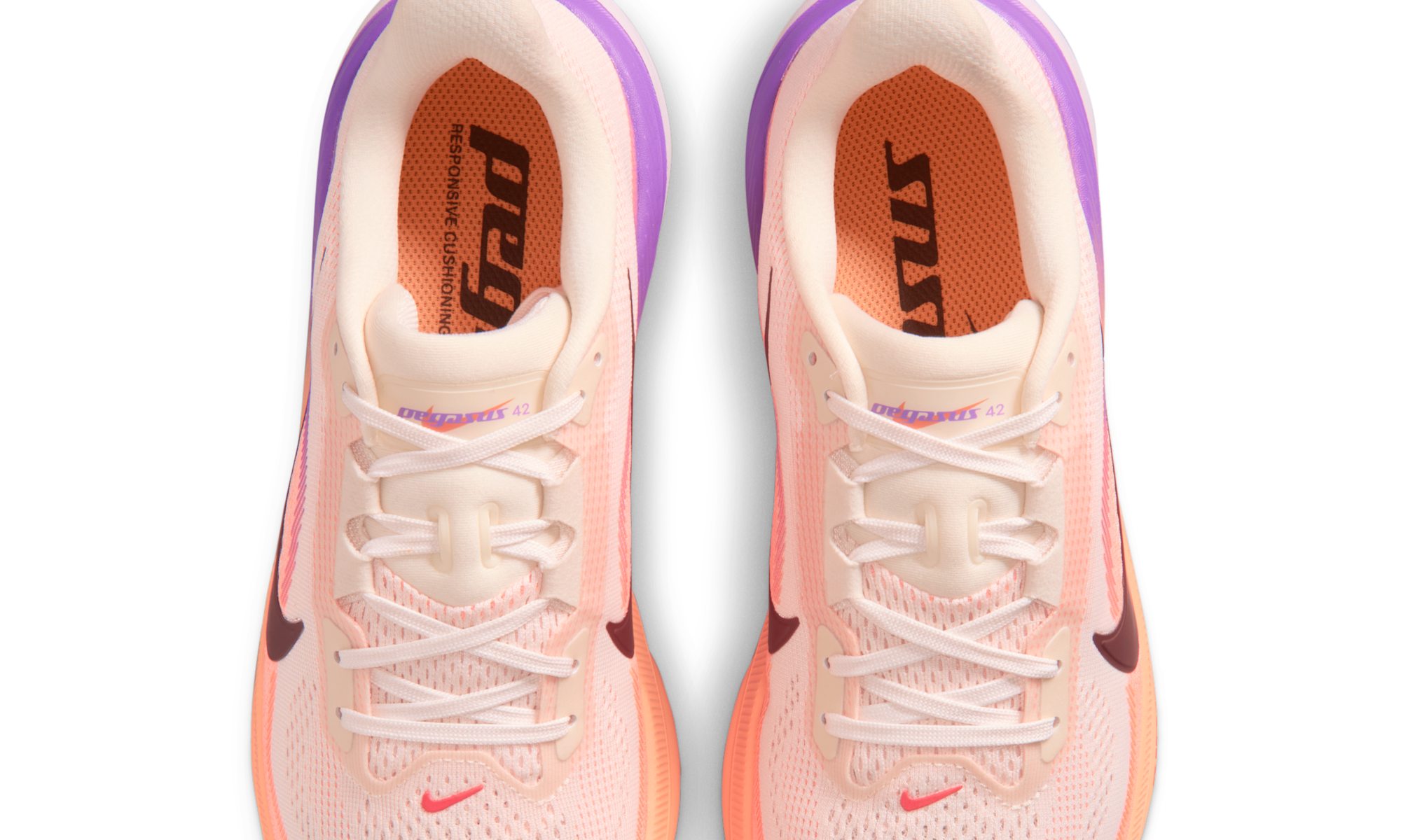 Nike Air Zoom Pegasus 42 Orange Pulse Bright Violet
