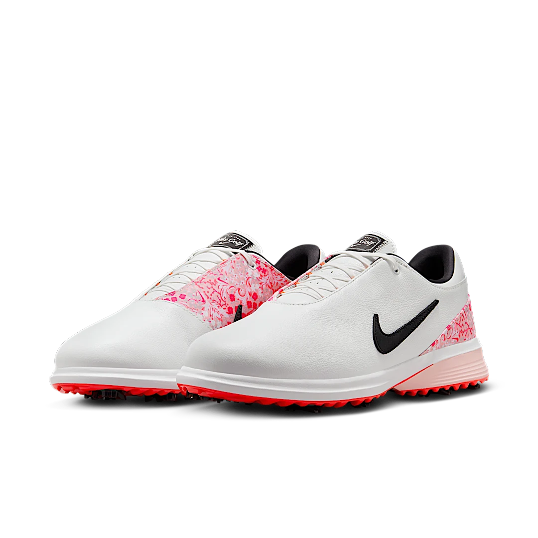 Nike Air Zoom Victory Tour 4 The Masters Augusta Azaleas, Summit White/Pink Bloom/Bright Crimson/Black (HM6543-100)