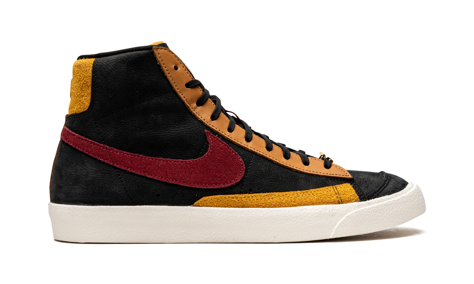 Nike Blazer Mid 77 Black Team Red University Gold