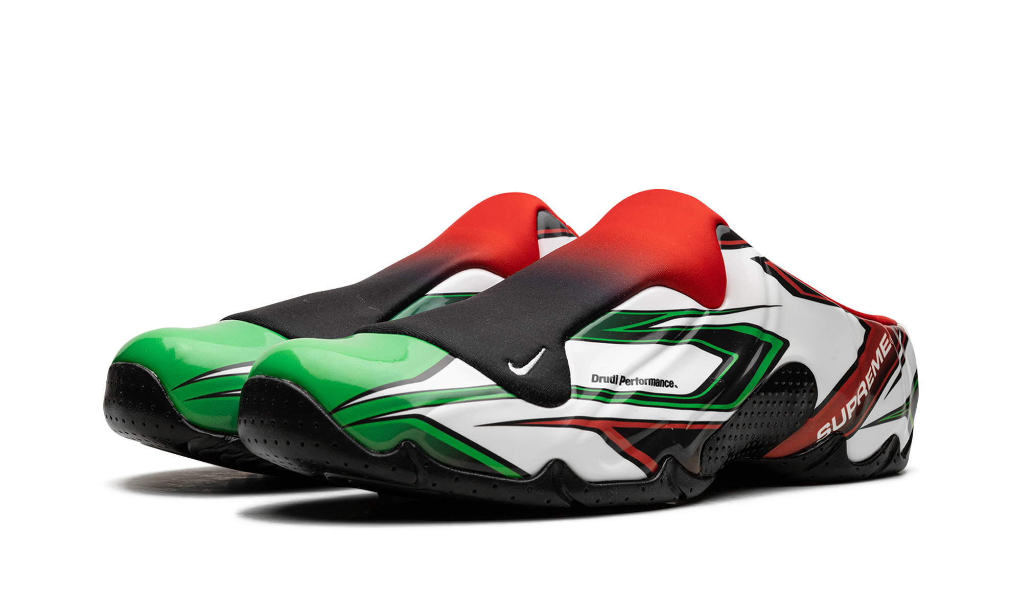 Nike Clogposite Supreme White Gym Red Green