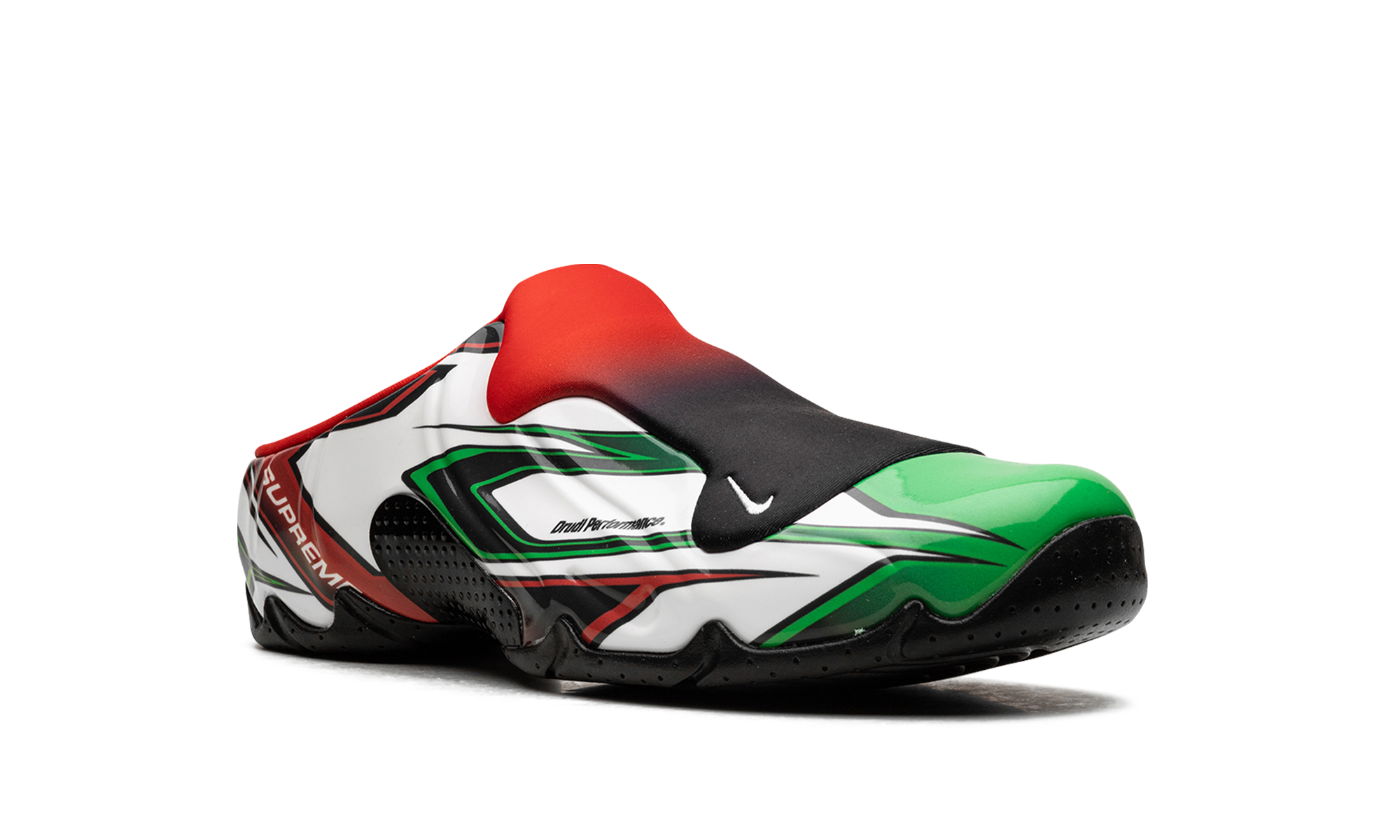 Nike Clogposite Supreme White Gym Red Green