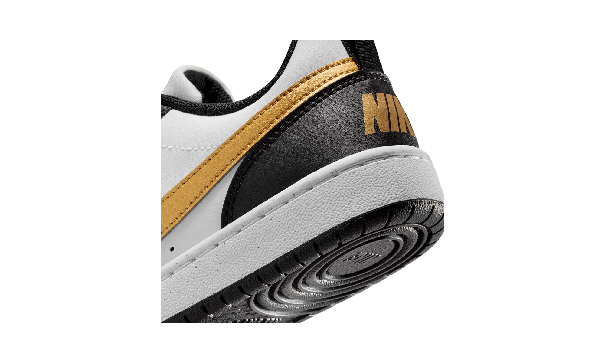 Nike Court Borough Low Recraft Black White Metallic Gold