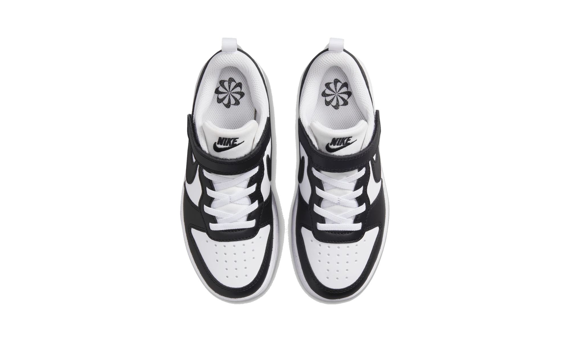 Nike Court Borough Low Recraft Black White (PS)