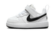 Nike Court Borough Low Recraft White Black Swoosh (TD)