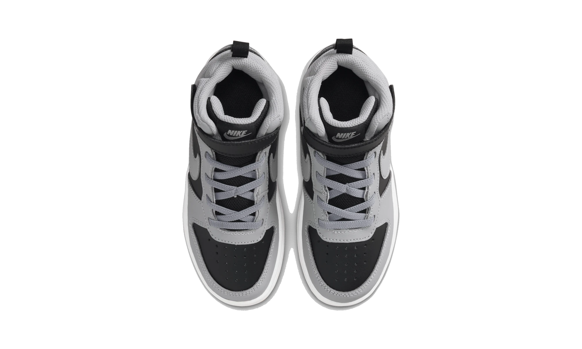 Nike Court Borough Mid 2 Black Light Smoke Grey Gum (PS)