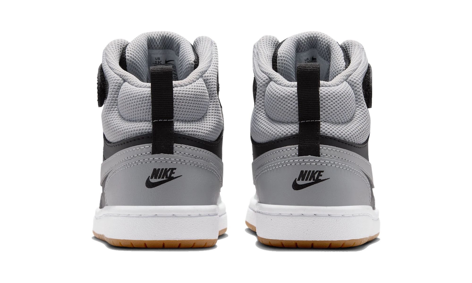 Nike Court Borough Mid 2 Black Light Smoke Grey Gum (PS)