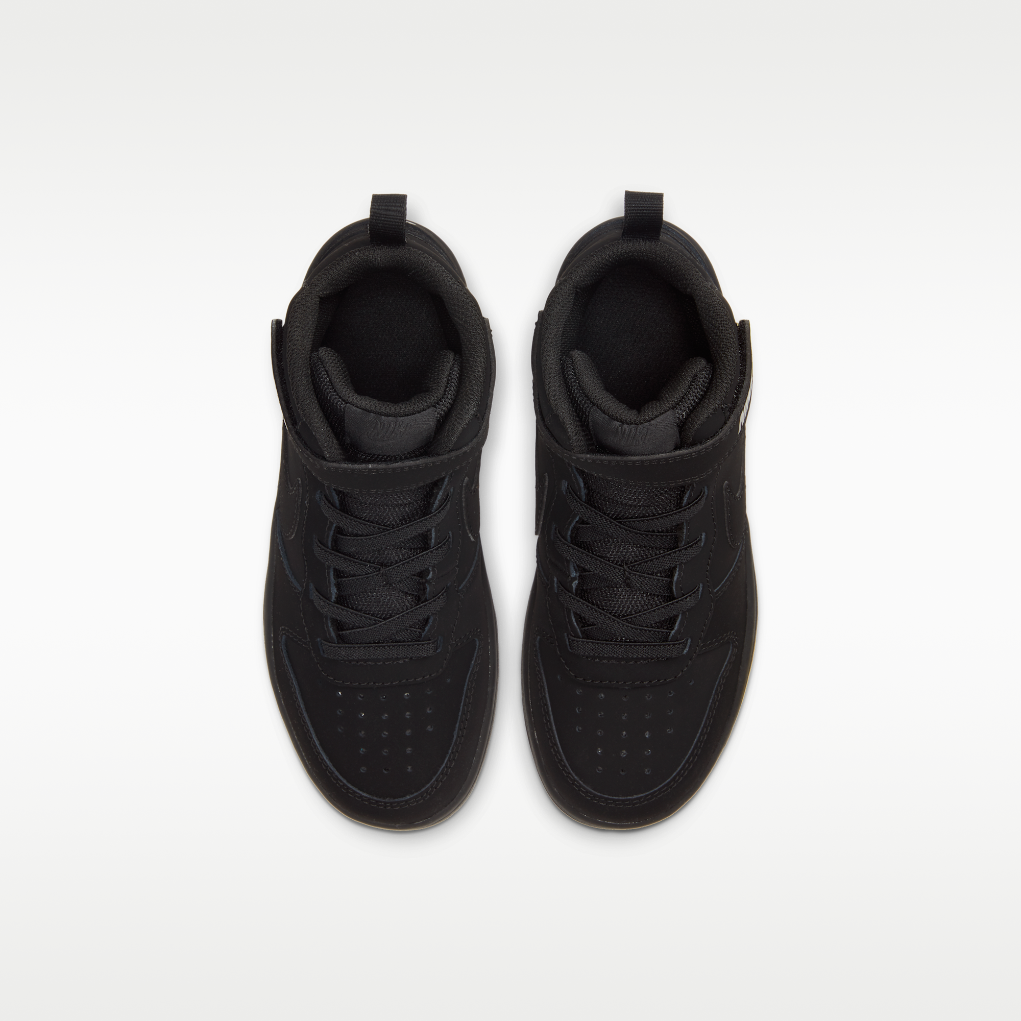 Nike Court Borough Mid 2 PS Triple Black